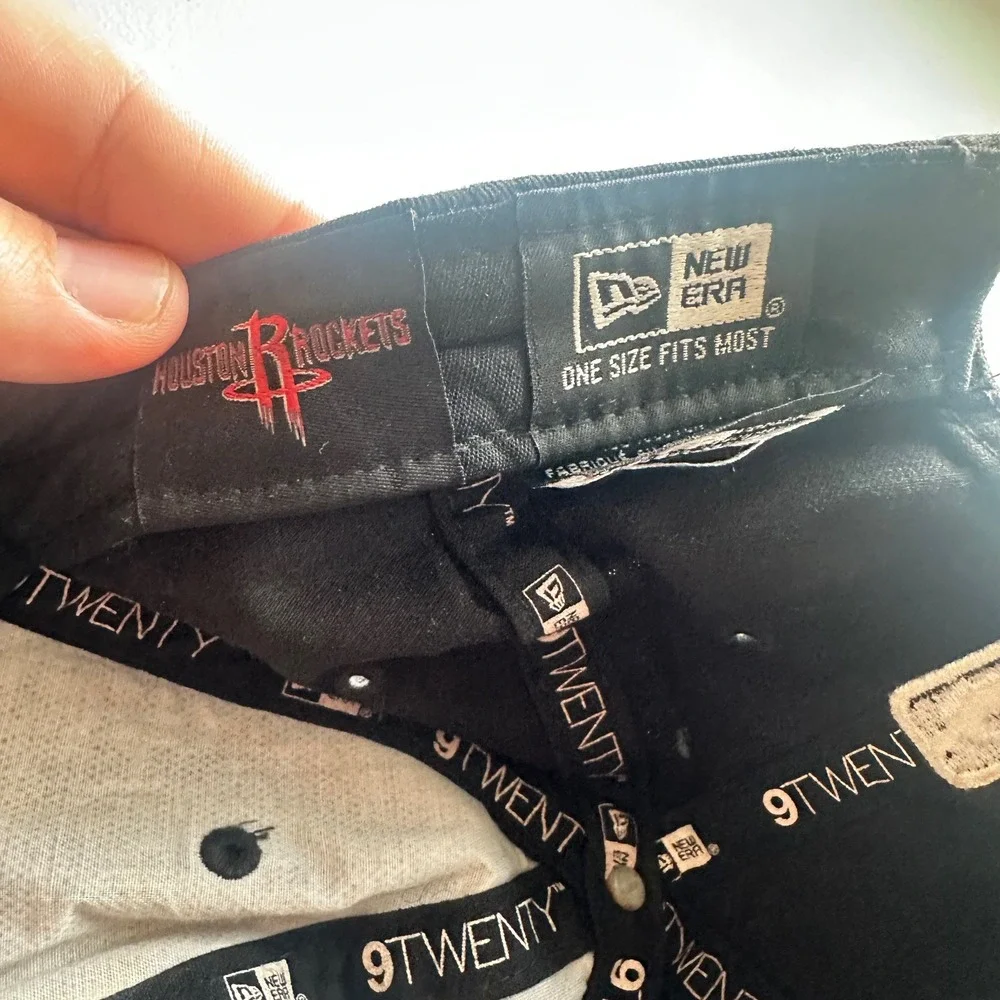 Houston‎ Rockets NBA New Era 9TWENTY Adjustable Black Baseball Cap